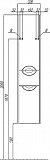 Шкаф-пенал Акватон Сильва 32x150 см светлое дерево 1A215603SIW7L левый фото 6