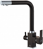 Смеситель Steel Hammer SH 805 BLACK CR для кухонной мойки фото 1