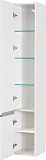 Шкаф-пенал Акватон Капри 30x163 см белый 1A230503KP01L левый фото 2
