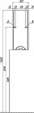 Шкаф-пенал Акватон Сильва 32x78 см тёмное дерево 1A215703SIW5L левый фото 4