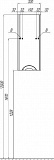 Шкаф-пенал Акватон Сильва 32x78 см белый 1A215703SIW7R правый фото 8