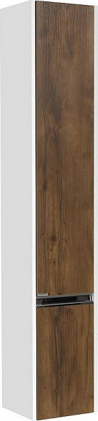 Шкаф-пенал Акватон Капри 30x163 см тёмное дерево 1A230503KPDBL левый фото 1