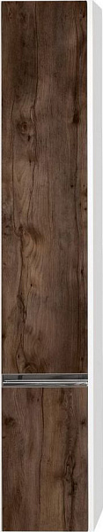 Шкаф-пенал Акватон Капри 30x163 см тёмное дерево 1A230503KPDBL левый фото 3